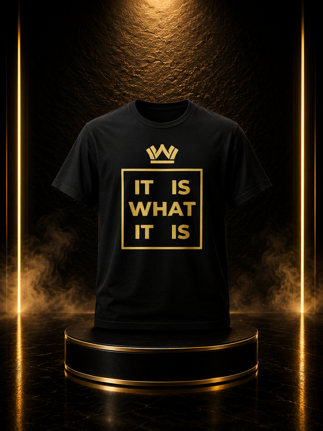 IIWII Square Biz Tee (Gold)