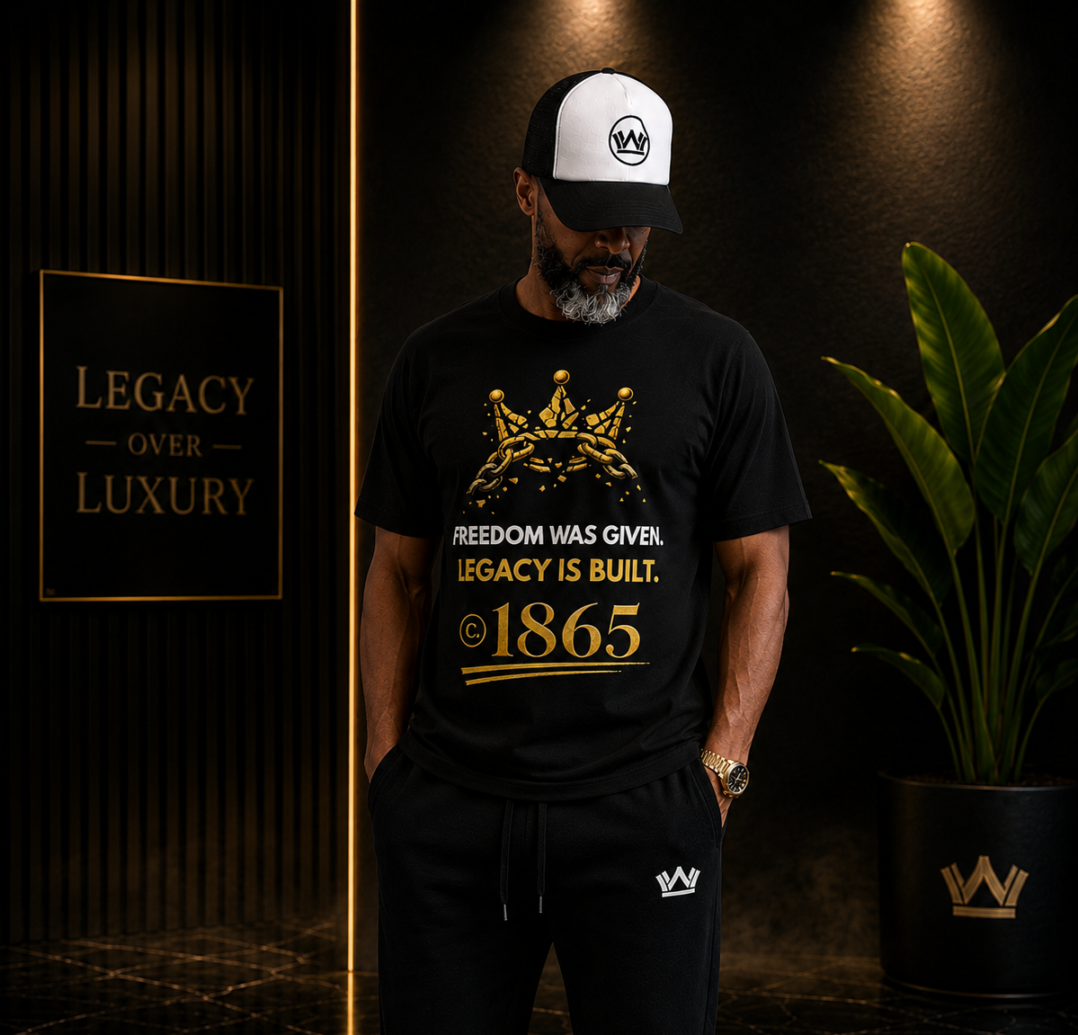 IIWII Juneteenth Legacy Tee – Freedom Was Given. Legacy Is Built. (1865)