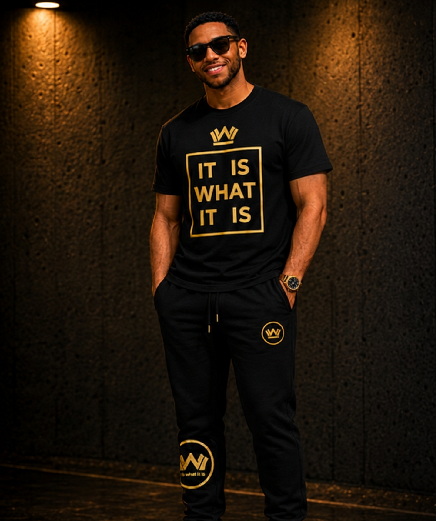 IIWII Square Biz Tee (Gold)